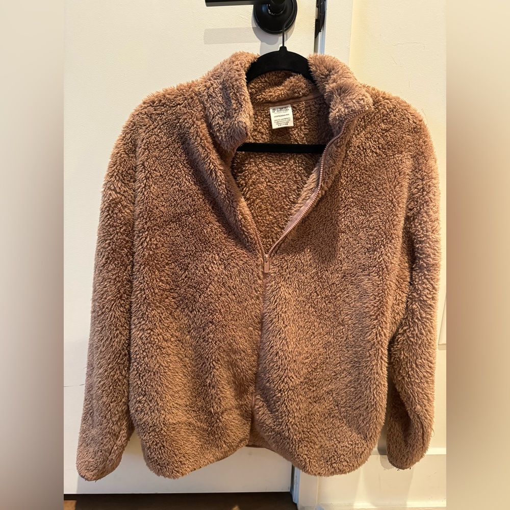 Pink By Victoria Secret X-Small Full Zip Teddy Sweatshirt/Jacket . ✨